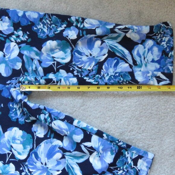 NWOT Belle by Kim Gravel Perfect Pique Fresh Picked Capri, Petite XXSP Twilight - Picture 11 of 15